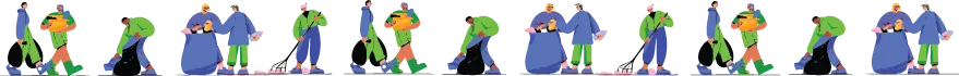 Bukulu illustrated cleaning team