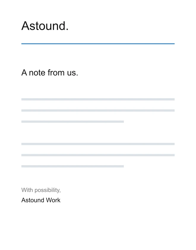 Letterhead design sample layout